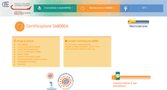 Desktop Screenshot of lavoroetico.org